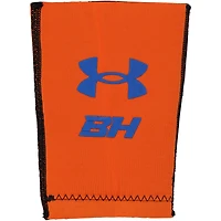 Bracelet Under Armour orange porté par Bryce Harper lors d'un match des Phillies de Philadelphie (saison 2025 de la MLB).