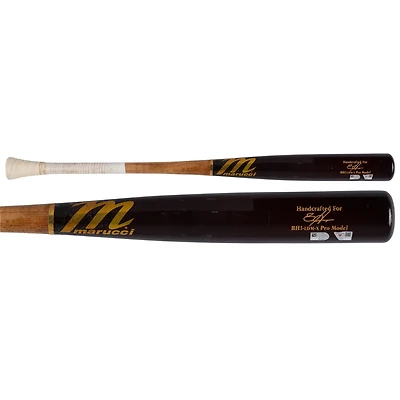 Bryce Harper, batte de baseball Marucci rouge et marron cassée des Phillies de Philadelphie contre les Rockies du Colorado, le 21 mai 2025