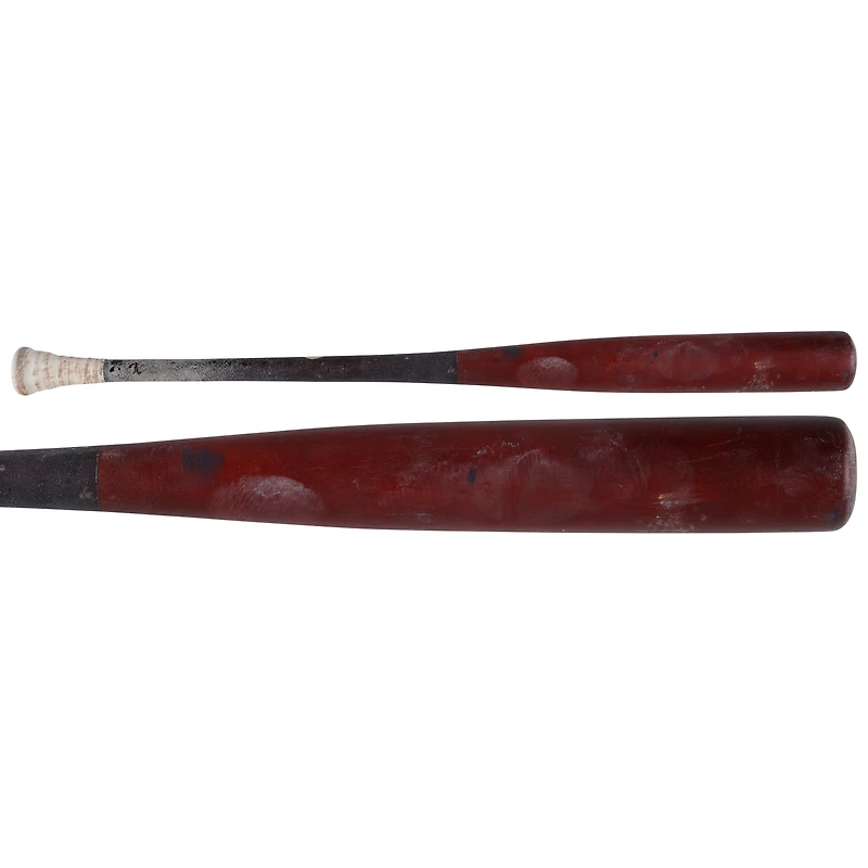 Bryce Harper Philadelphia Phillies Game-Used Red Chandler Bat vs. Los Angeles Dodgers on April 6, 2025