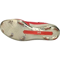 Bryce Harper, chaussures rouges Under Armour des Phillies de Philadelphie contre les Nationals de Washington, le 27 mars 2025 : 1-4, circuit, 1 but sur balles, 2 points.