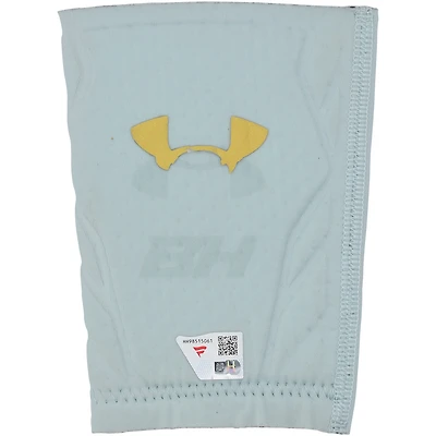 Bryce Harper Philadelphia Phillies Game-Used Teal Under Armour Wristband from the 2025 MLB Season 