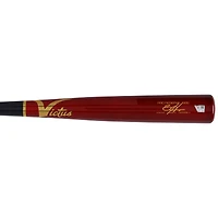 Bâton Victus rouge et noir de Bryce Harper, joueur des Phillies de Philadelphie, saison 2025 de la MLB