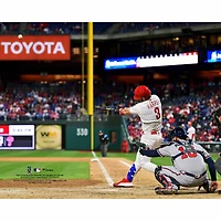 Photographie non signée du coup de circuit Bryce Harper des Phillies Philadelphie