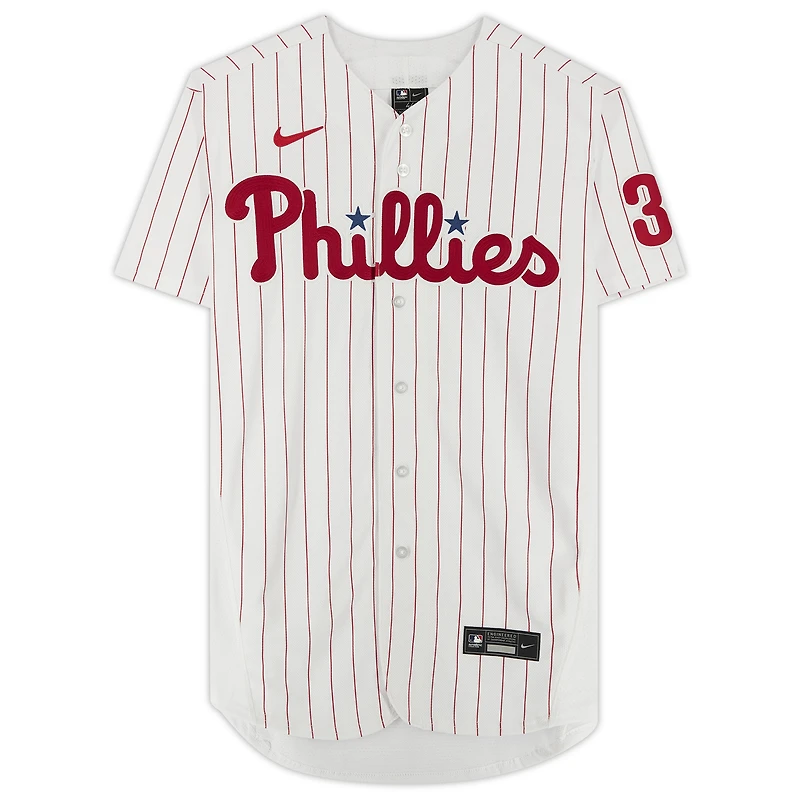Maillot authentique Nike autographié par Bryce Harper (Phillies de Philadelphie) avec inscription « 21 NL MVP »