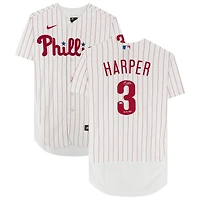 Maillot authentique Nike autographié par Bryce Harper (Phillies de Philadelphie) avec inscription « 21 NL MVP »