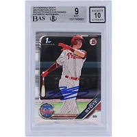 Carte Bowman 2019 autographiée par Bryson Stott des Phillies de Philadelphie, numéro BD-79, Beckett Fanatics, authentifiée, 9/10