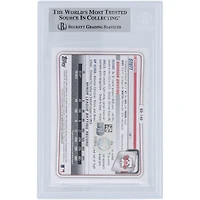 Bryson Stott Philadelphia Phillies Autographed 2020 Bowman Draft #BD-140 Beckett Fanatics Witnessed Authenticated Card