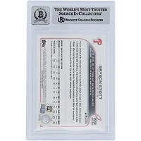 Bryson Stott Philadelphia Phillies Autographed 2022 Topps Update #US224 Beckett Fanatics Witnessed Authenticated 9/10 Rookie Card