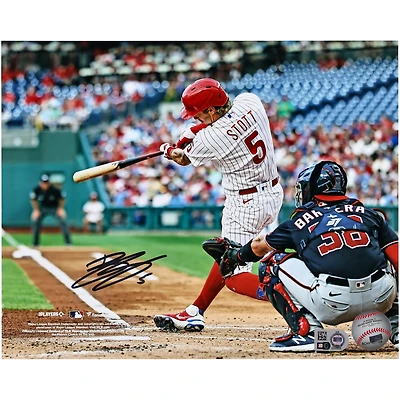 Photographie autographiée de 20 x 25 cm de Bryson Stott des Philadelphia Phillies