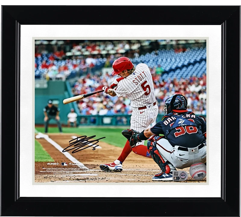 Bryson Stott Philadelphia Phillies Autographed 8" x 10" Hitting Photograph