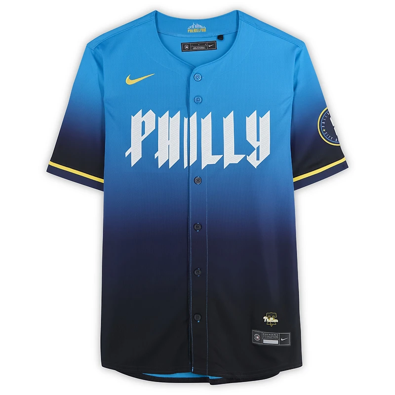 Bryson Stott Philadelphia Phillies Autographed Light Blue City Connect Limited Jersey