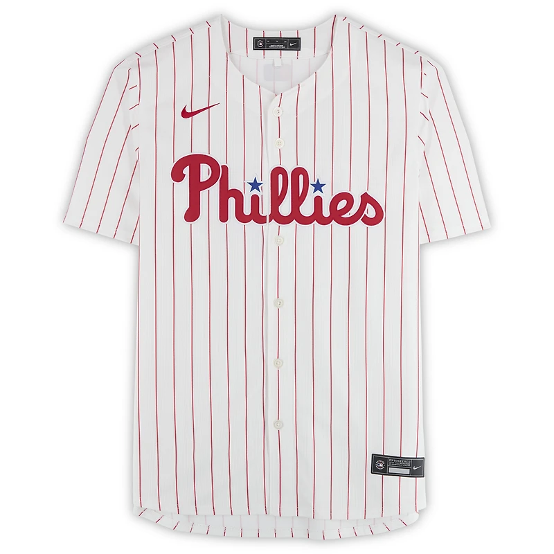 Bryson Stott Philadelphia Phillies Autographed White Nike Limited Jersey "Ring The Bell" Inscription