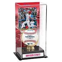 Vitrine de présentation sublimée Bryson Stott Philadelphia Phillies avec image