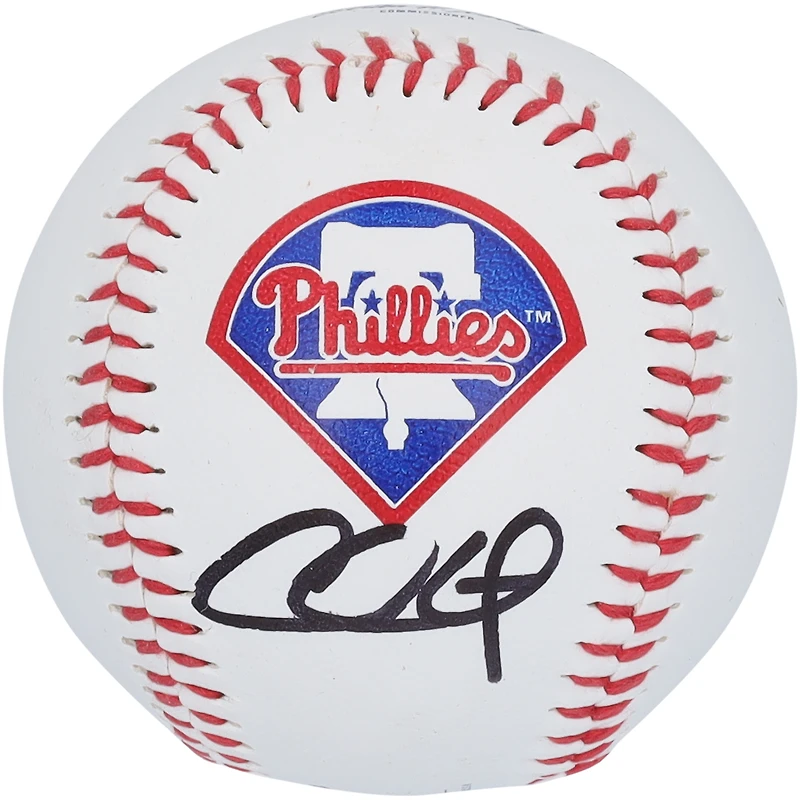 Logo autographié 2010 de Chase Utley des Philadelphia Phillies