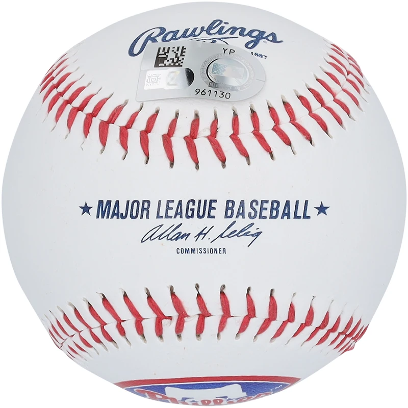 Logo autographié 2010 de Chase Utley des Philadelphia Phillies