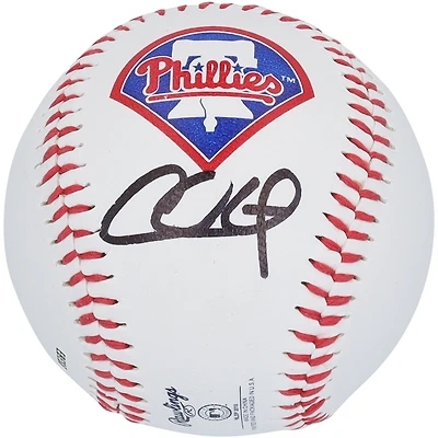 Logo autographié 2010 de Chase Utley des Philadelphia Phillies