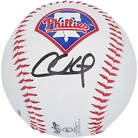 Logo autographié 2010 de Chase Utley des Philadelphia Phillies