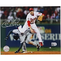 Chase Utley Philadelphia Phillies Autographed 8" x 10" Jump Throw Photograph