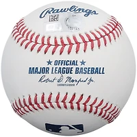 Chase Utley Philadelphia Phillies Autographed Baseball with "Silver Fox" Inscription