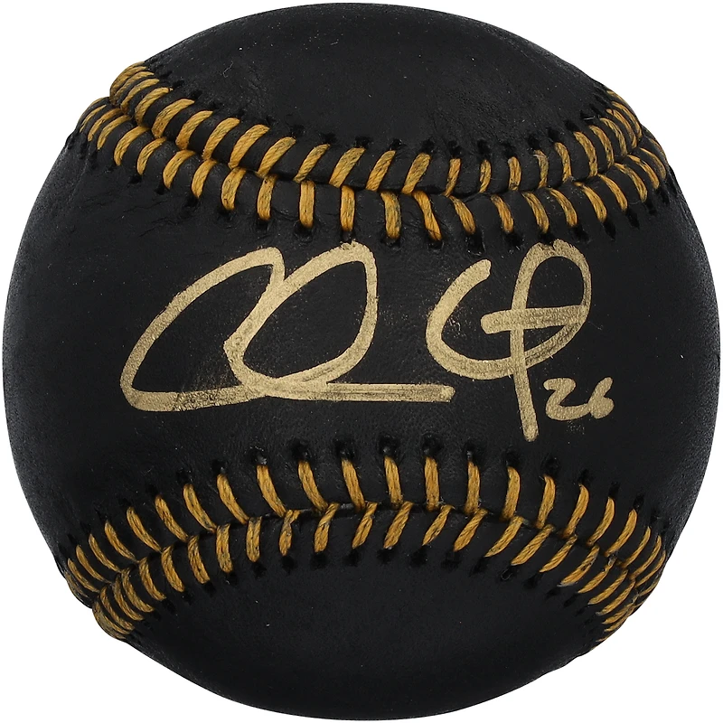 Chase Utley Philadelphia Phillies Autographed Black Leather Baseball