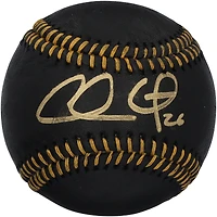 Chase Utley Philadelphia Phillies Autographed Black Leather Baseball