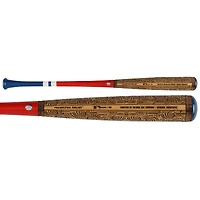 Chase Utley Philadelphia Phillies Autographed Pillbox Bat Company Mural Series Bat with "2008 WS Champs" Inscription