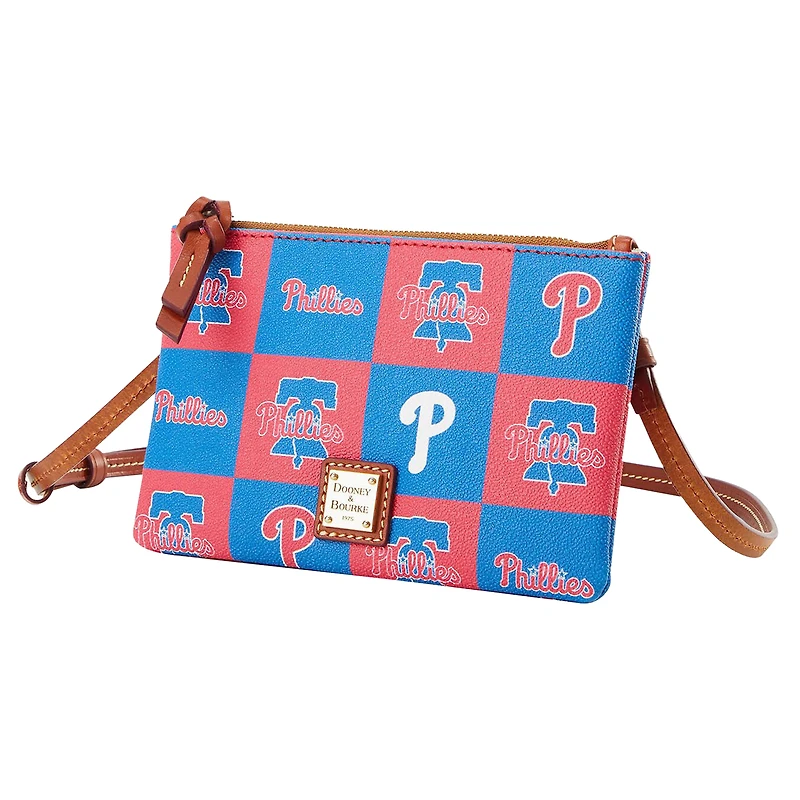 Sac à main à bandoulière avec fermeture éclair sur le dessus Dooney & Bourke Philadelphia Phillies