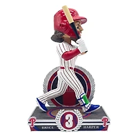 Figurine à tête branlante exclusive Elite Icon de 20 cm de FOCO Bryce Harper des Phillies de Philadelphie