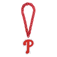 Chaîne de fans illuminée avec un grand logo des Phillies de Philadelphie