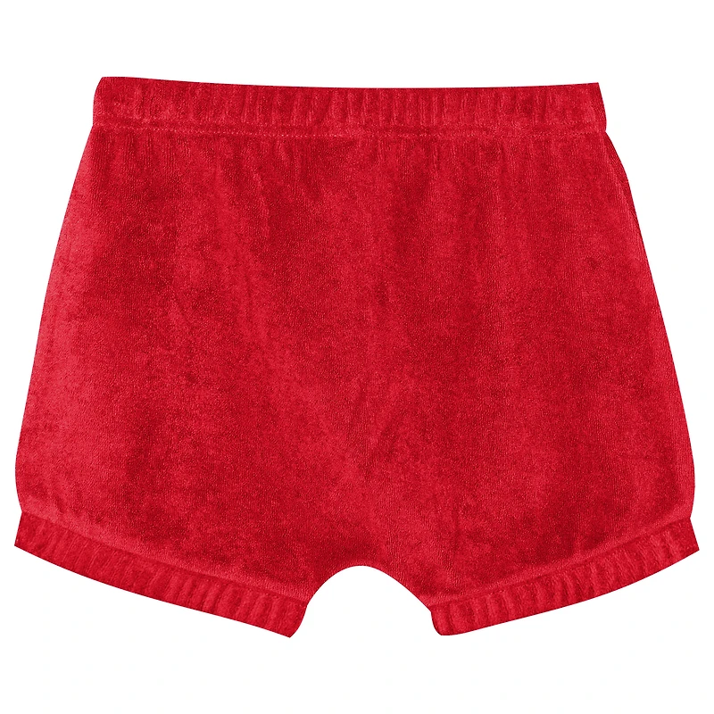 Ensemble t-shirt et short rouge Philadelphia Phillies Hop Base Fashion pour petites filles de la marque Outerstuff