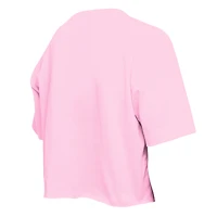 Girls Youth New Era Light Pink Philadelphia Phillies Flip Sequin Team T-Shirt