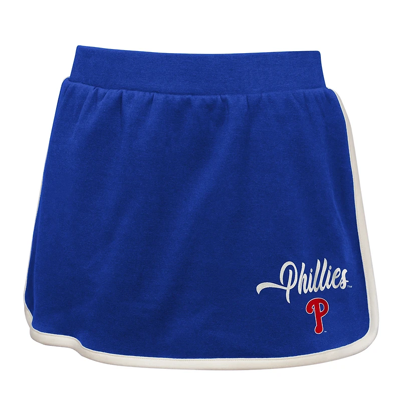 Ensemble polo et jupe-short Johnny pour jeunes filles des Royal Philadelphia Phillies
