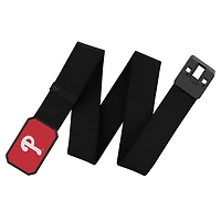 Groove Life Black Philadelphia Phillies Belt with Team Color Buckle