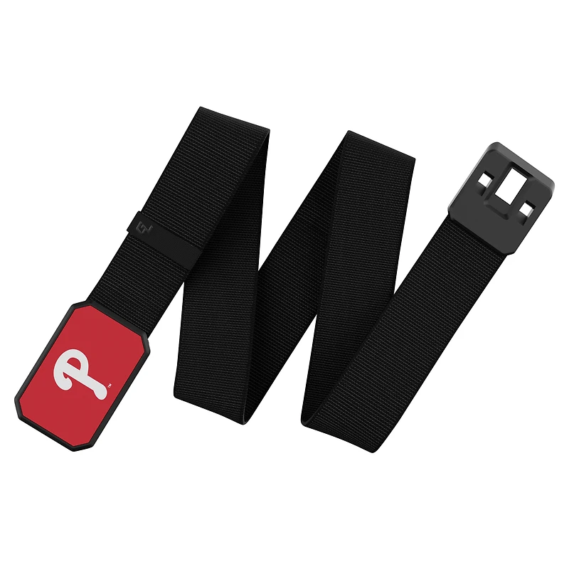 Groove Life Black Philadelphia Phillies Belt with Team Color Buckle