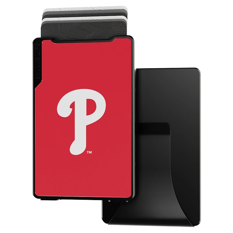 Portefeuille Groove Life noir aux couleurs de l'équipe des Philadelphia Phillies