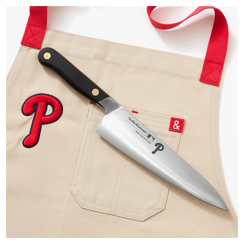 Hedley & Bennett Beige Philadelphia Phillies The Essential Apron