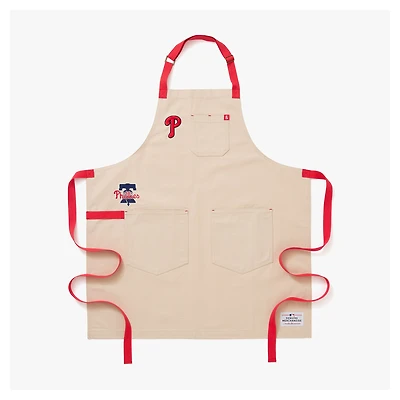 Hedley & Bennett Beige Philadelphia Phillies The Essential Apron