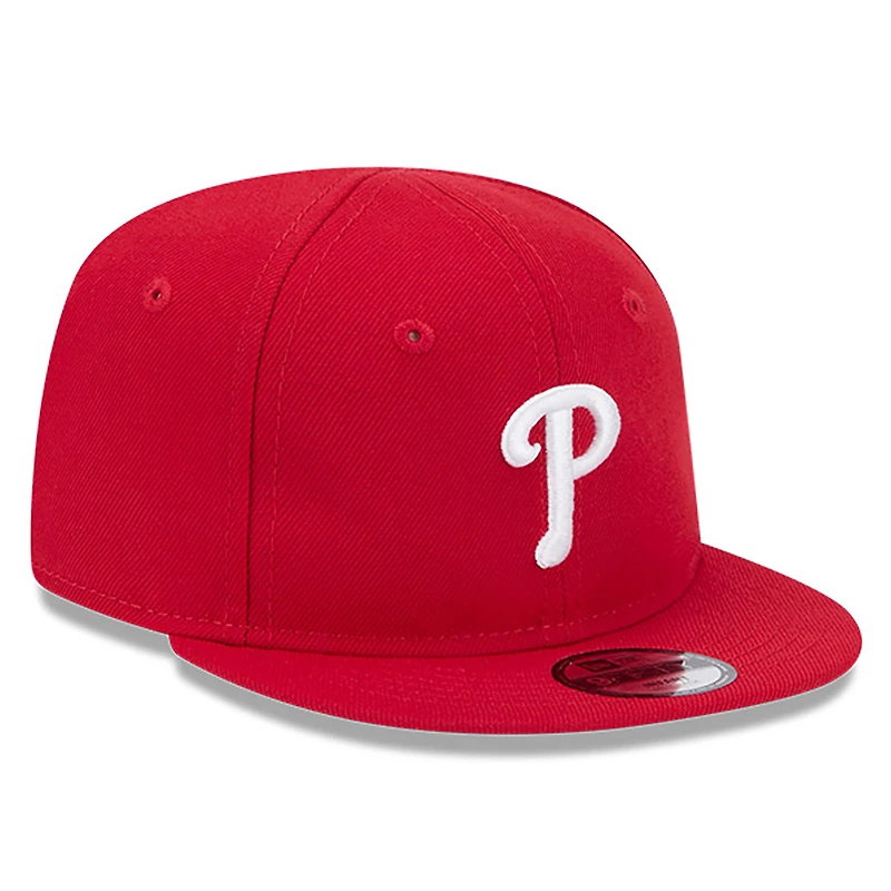 Casquette ajustable My First 9FIFTY des Phillies de Philadelphie New Era rouge pour bébé