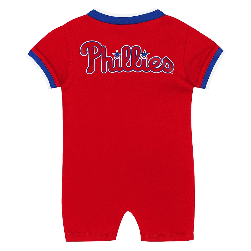 Infant Outerstuff Red Philadelphia Phillies Pinch Coverall