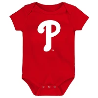 Ensemble de trois bodies pour bébé Philadelphia Phillies Slide Home