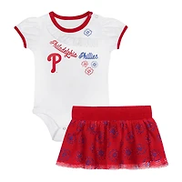 Ensemble body et jupe Sweet Philadelphia Phillies pour bébé