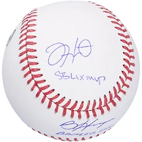 Jalen Hurts & Bryce Harper Autographed Baseball with "SB LIX MVP" & "Brotherly Love" Inscriptions - Limited Edition of 10