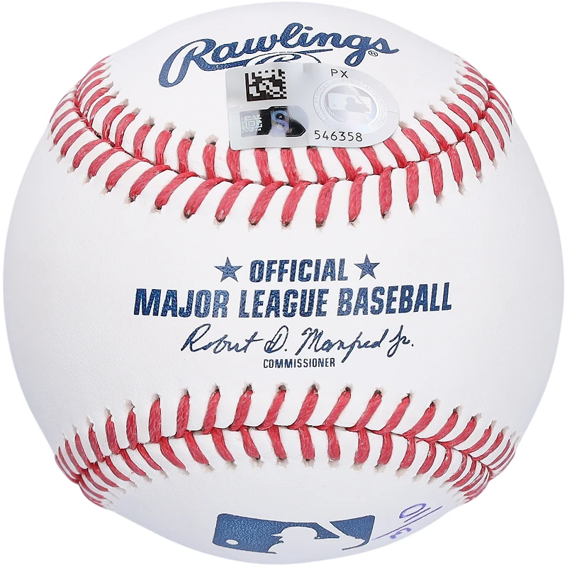Balle de baseball dédicacée par Jalen Hurts et Bryce Harper avec inscriptions « SB LIX MVP » et « Brotherly Love » - Édition limitée à 10 exemplaires
