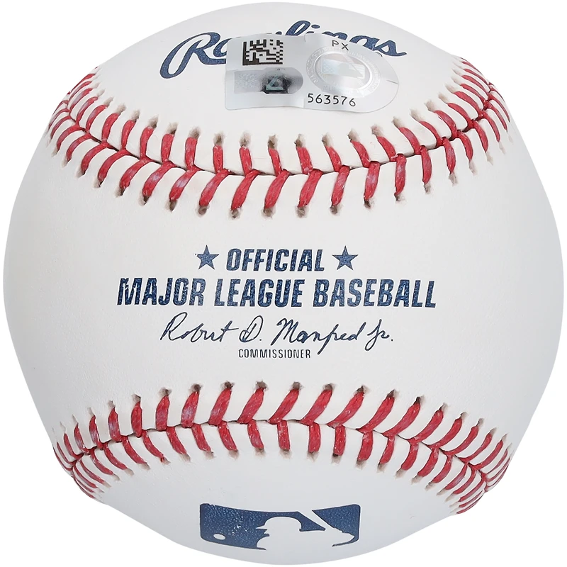 Balle de baseball autographiée par Jimmy Rollins des Phillies de Philadelphie avec l'inscription « 07 NL MVP »