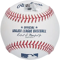 Balle de baseball autographiée par Jimmy Rollins des Phillies de Philadelphie avec l'inscription « 07 NL MVP »