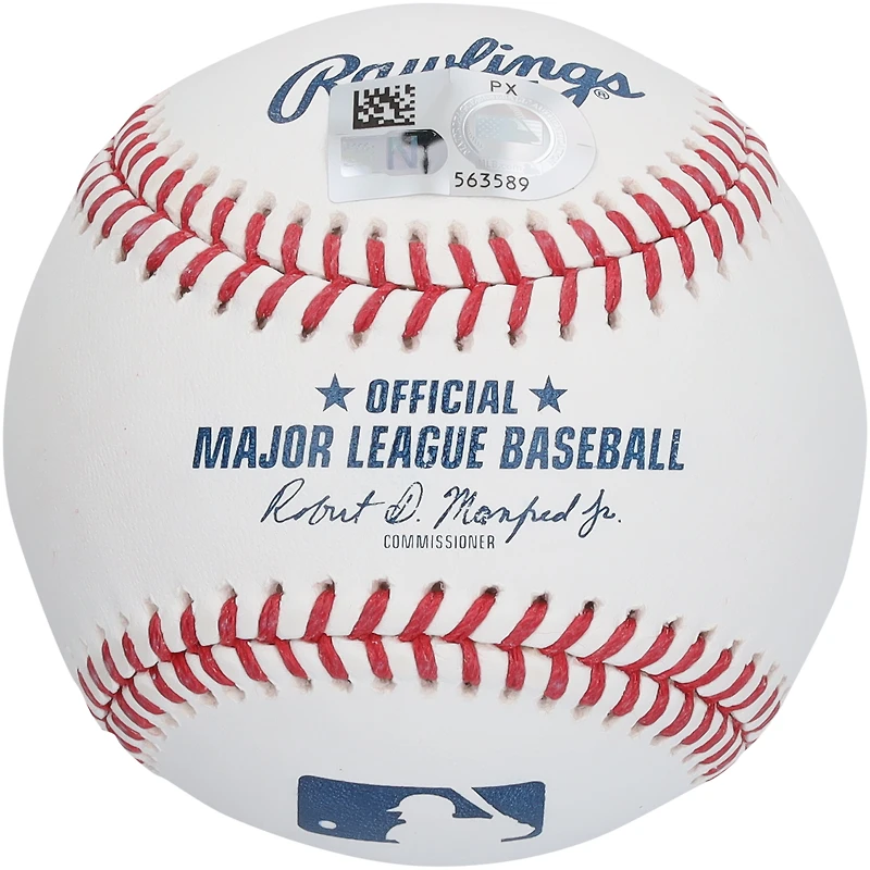 Balle de baseball autographiée par Jimmy Rollins des Phillies de Philadelphie avec l'inscription « 08 WS Champs »