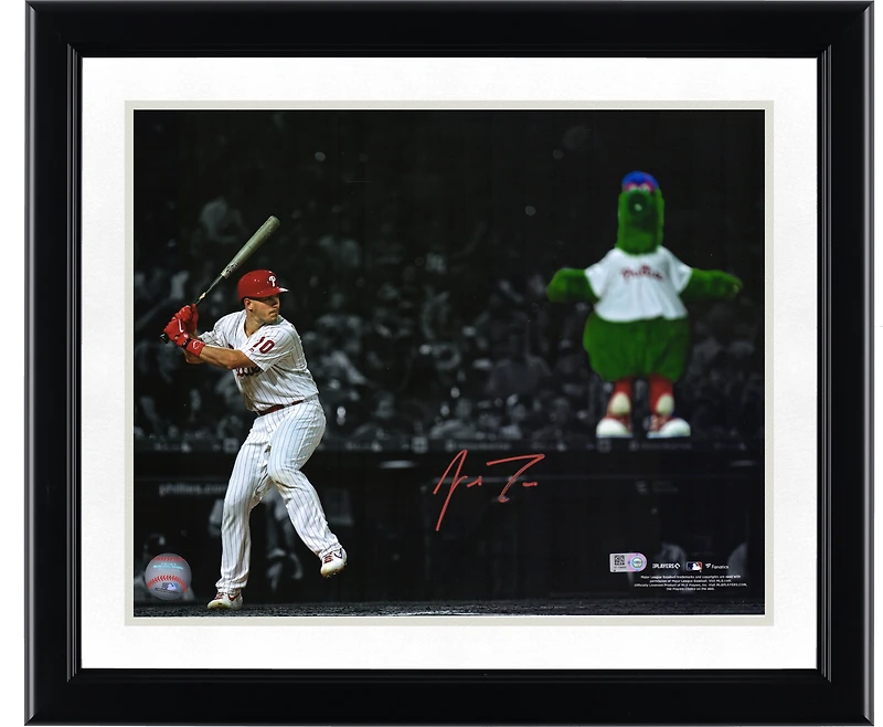 J.T. Realmuto Philadelphia Phillies Autographed 11" x 14" Phillie Phanatic Spotlight Photograph