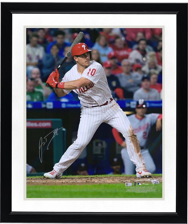 J.T. Realmuto Philadelphia Phillies Autographed 16" x 20" Hitting Photograph