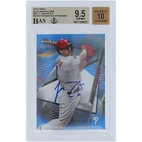 J.T. Realmuto Philadelphia Phillies Autographed 2020 Topps Finest Blue Refractors #85 #/150 Beckett Fanatics Witnessed Authenticated /10 Card