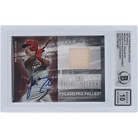 J.T. Realmuto Philadelphia Phillies Autographed 2020 Topps Major League Materials Bat Relic #MLM-JR Beckett Fanatics Witnessed Authenticated 10 Card